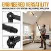 Universal 3/4'' Threaded Joint Angle Adaptor for Telescoping Extension Pole,