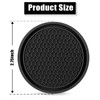 4 PCS Car Cup Holder Coaster, Universal Auto Anti Slip