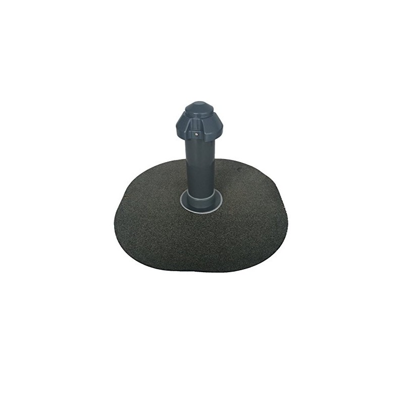 HAHN Handelshaus Flat Roof Ventilation DN 70, Bitumen Flange, Round,