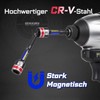 GEINXURN Ratchet Screwdriver and Magnetic Bit Holder, Ergonomic Handle with