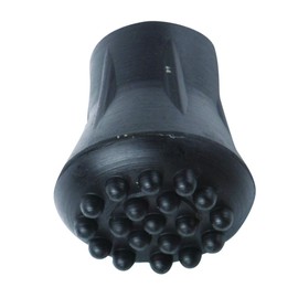 Extra Grip 5/8 Inch Black Rubber Replacement Cane Tip Each