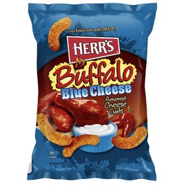 Herr's Buffalo Blue Cheese Curls, 3 Ounce (Pack of 20 bags)