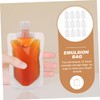 Outanaya 12Pcs Portable Squeezable Lotion Bag Refillable Travel Cosmetic Pouch