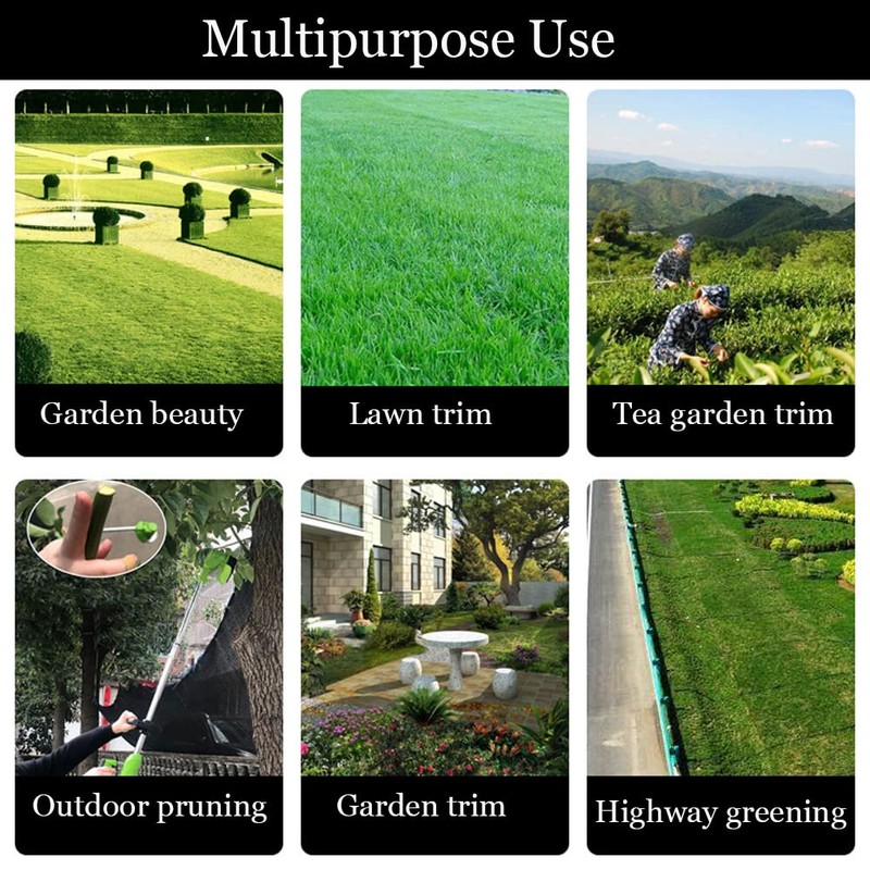 MIBICIRI 20 Pieces Plastic Grass Trimmer Blades, Replace Plastic Cutter