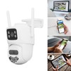 WiFi Security Camera Dual Lens HD Night Vision Remote Control