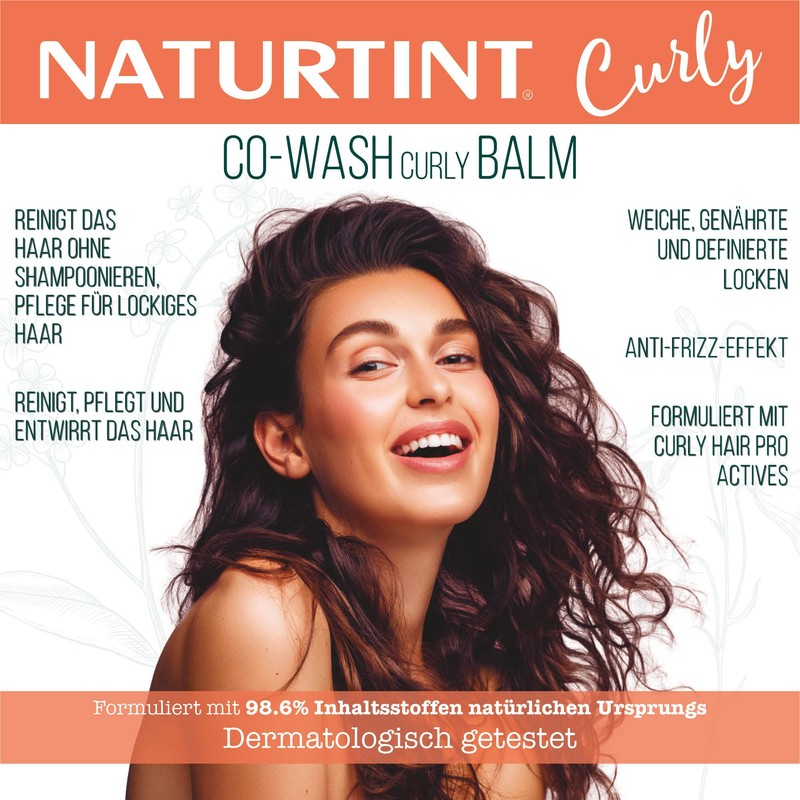 Naturtint Curl Defining Co-Wash Balm Nourishes, Detangles and Defines Curls