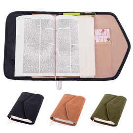 APLUFINE Adjustable Book Covers with Magnet Flap, Fabric Dust Jacket for Soft Cover Books, Hardcover Books, Paperback Book Protector for Book Lovers, Reusable Book Pouch, Book Sleeve