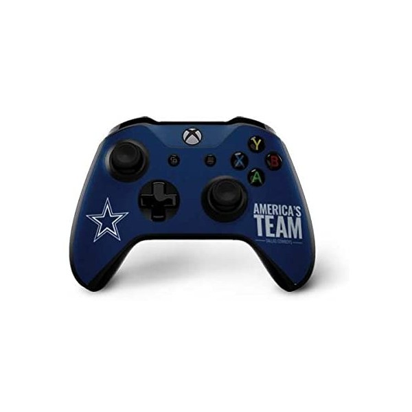 Skinit Decal Gaming Skin Compatible with Xbox One X Controller - Officially Licensed NFL Dallas Cowboys Team Motto Design
