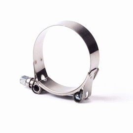 Upgr8 Stainless Steel 2.25" T-Bolt Clamps 60MM~68MM For 2.25" Hose (1 Pack)