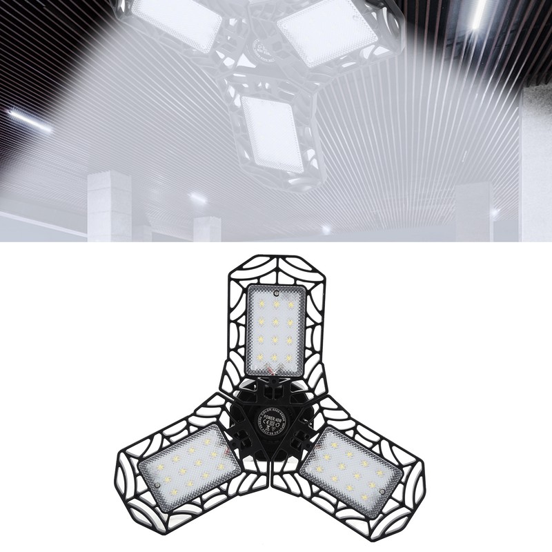 40W E27/E26 36LED Fan Garage Light Plastic Black Industrial Working