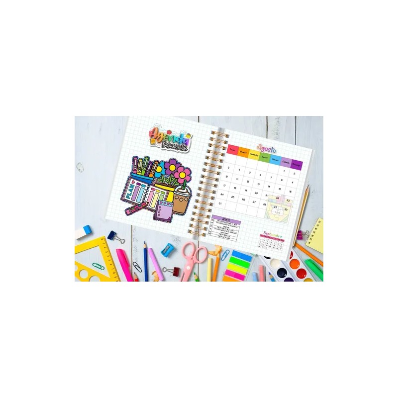 Agenda Maestra Personalizable 2026 Líneas