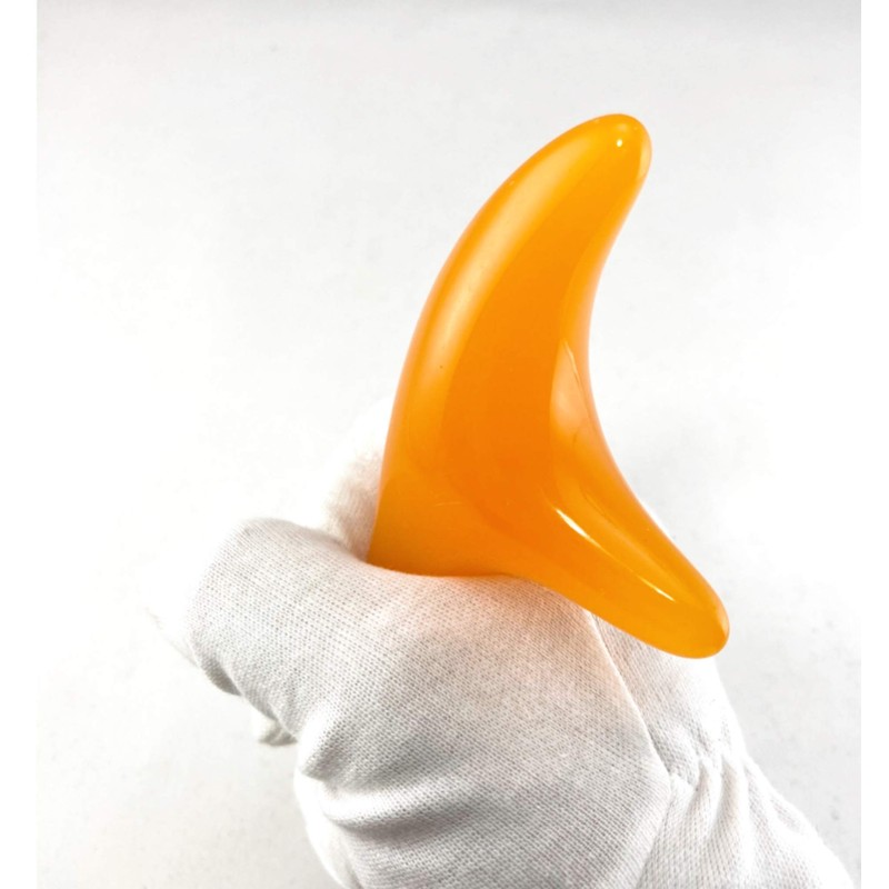 Set of 2 Orange: Ocarina-type Press Point (Cassa) + Wooden