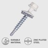(Pack of 50 pcs) Metal Roofing Screws, 3/16 x 1-3/8