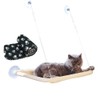 JZK Window mounted cat basking hammock + cat blanket, suction