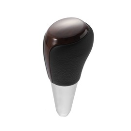 X AUTOHAUX Brown Auto Car Gear Lever Shifter Stick Shift Knob Faux Leather for Toyota RAV4 2007-2018 for Lexus SC400 1998-1999