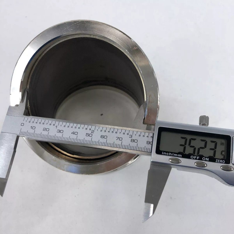 Unbranded 3.5" to 3.5" V-Band 45 Degree Elbow Adapter (3.5"