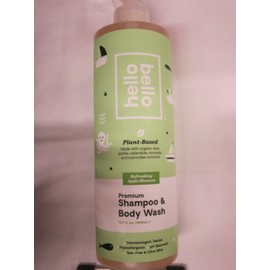 Hello Bello Plant-based Premium Shampoo & Body Wash, Apple Blossom, 16.7 fl oz