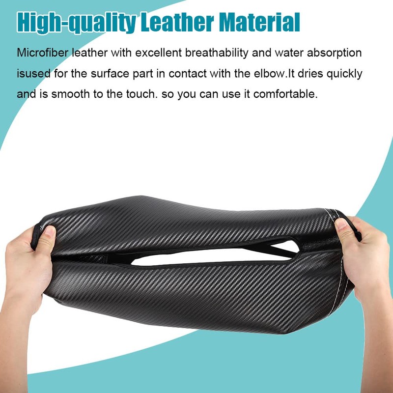 LEXLEY Center Console Pad Armrest Box Cover Leather Protector Covers