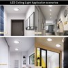 4Pack 3200LM LED Ceiling Light Fixture,12inch White Slim 28W Thin