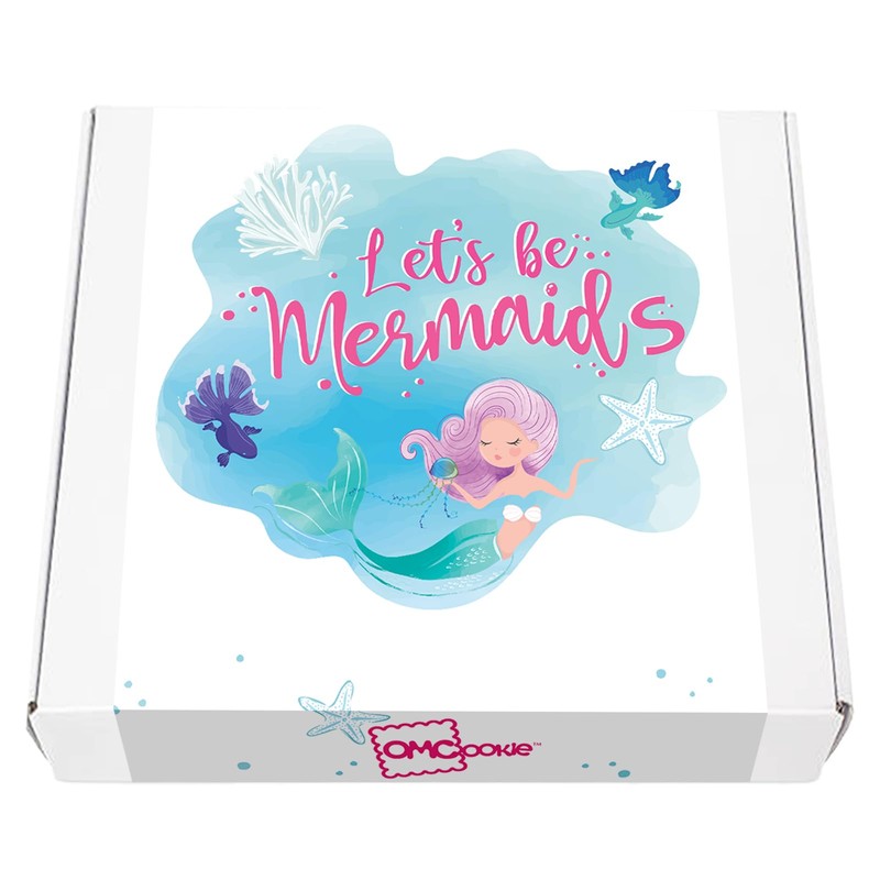 Mermaid Cookies Party Favors Cookies Decorated | 24 Pack INDIVIDUALLY