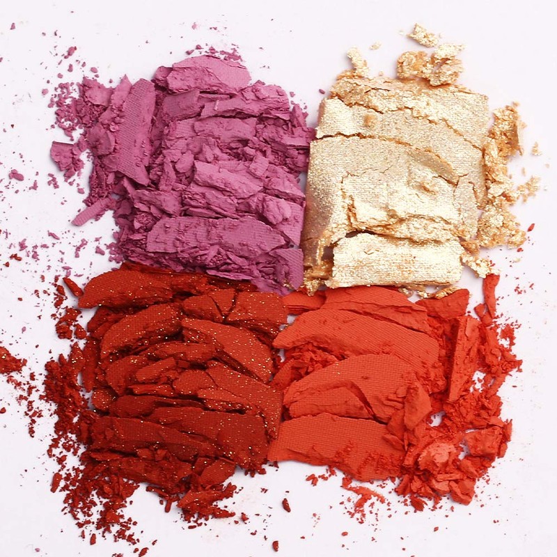 HEXZE Eyeshadow Eyeshadow Palette Makeup Palette 4 Colors, High Coloring,