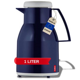 Helios Helios_2744-008 Thermoskannen , Dunkelblau, 1,0 Liter, Blau