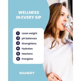 Wamery Alkaline Water Filter Replacement - Compatible with Frigidaire ULTRAWF & PureSource Ultra - NSF42 Certified, 6 Months/300 Gallons