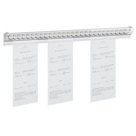 HNGUSNHOP Tab Grabber 30cm Plastic Receipt Holder Ticket Holder No Drill Wall-Mounted Kitchen Order Holder for Walls Home Kitchen Office Cafes Pubs Bars