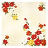 Yamamoto Hitoto Shoten Large Handkerchief Camellia B Cream [1934]