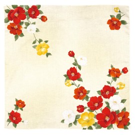Yamamoto Hitoto Shoten Large Handkerchief Camellia B Cream [1934]