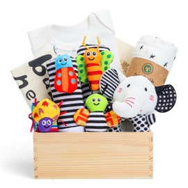 Newborn Toy for Babies, Baby Gift Girl, Boy, Baby Toy Wrist and Newborn Gift, Toddler 0-6 Months Baby Toy Birth Gift