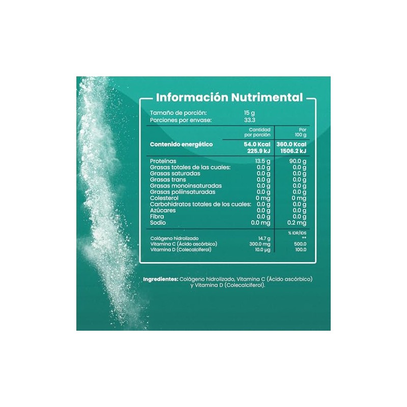 Flow Supplements | Grenetina Hidrolizada 500g - Grenetina Sin Sabor
