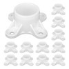 12 Packs PVC Flange for 1" PVC Pipe, Table Screw