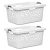 EconoHome Laundry Basket - Large 2 Bushel Laundry Basket with