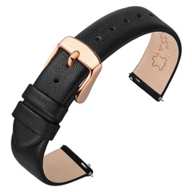 [ANNEFIT] Genuine Leather Watch Band, 0.5 inch (12 mm), 0.55 inch (13 mm), 0.55 inch (14 mm), 0.6 inch (16 mm), 0.7 inch (18 mm), 0.8 inch (20 mm),, 12 mm, Leather