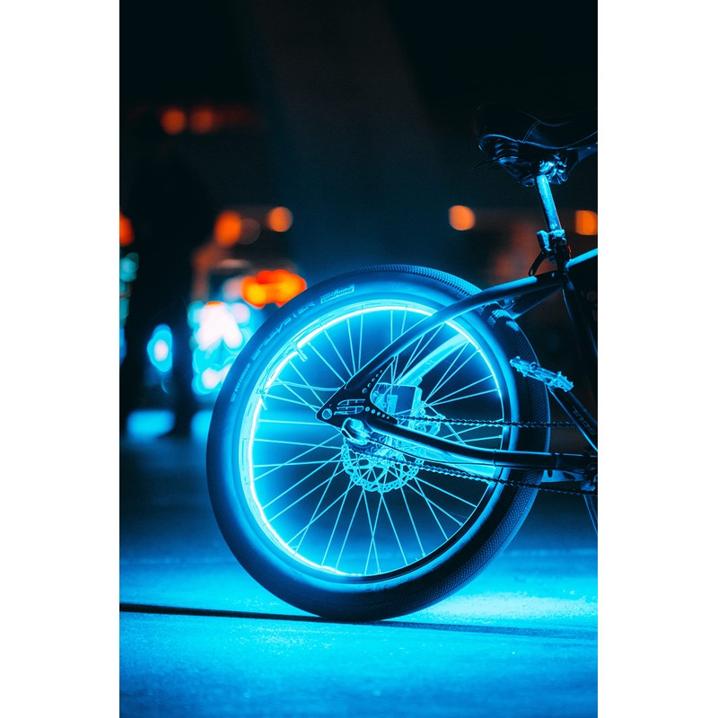 AlveyTech Blue LED Firefly Valve Stem Light Set - for