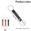 4 Pcs Luggage Straps Suitcase Adjustable Elastic Belt, Add-a-Bag Bungee