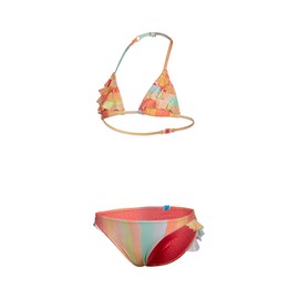 ARENA Girls' Water Print Bikini Triangle Bikini (Pack of 1)