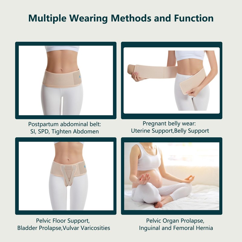 HEERTEEAJ Pelvic Support Belt Uterus Support Belt Women's Brace for