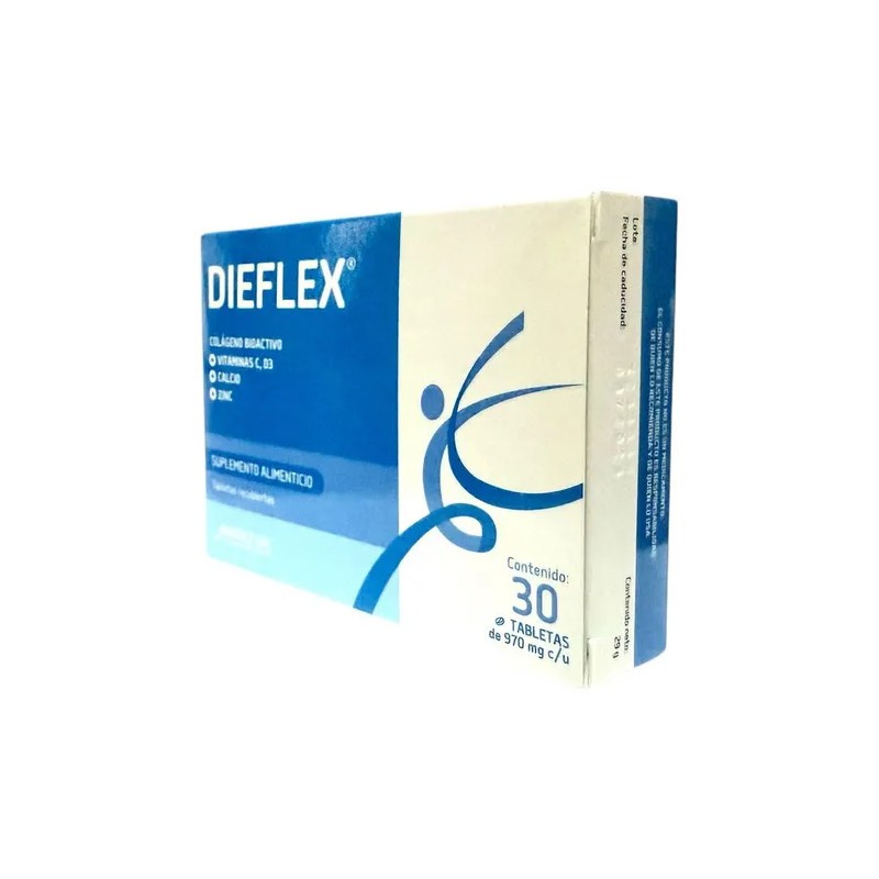 Dieflex Colageno Bioactivo 30caps Sin Sabor