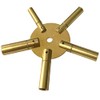 3-11 BRASS CLOCK KEY : Spider Winged Keys New Tool