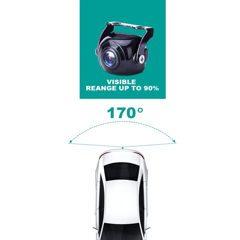 RVTXRX Wireless Backup Camera, 4.3 inch Monitor and 149° Wide