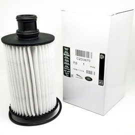 OEM Genuine Engine Oil Filter Element C2D3670 Compatible with Jaguar 2010-2024 XKR, XFR, XF, XK, XJ, XKR-S, XFR-S