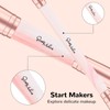 START MAKERS Makeup Brushes Dual Ended, 2Pcs Foundation Contour Concealer