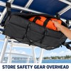 600D Oxford T-Top Boat Life Jacket Storage Bag, 35 x