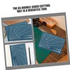 DOITOOL 3pcs Double Sided Craft Cutting Mat Durable Plastic Cutting