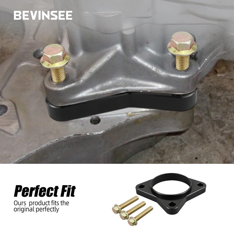 Bevinsee Starter Spacer Adapter With Bolts Compatible with Dodge RAM