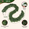 9FT Christmas Cedar Garland Artificial Greenery Indoor Outdoor Decoration