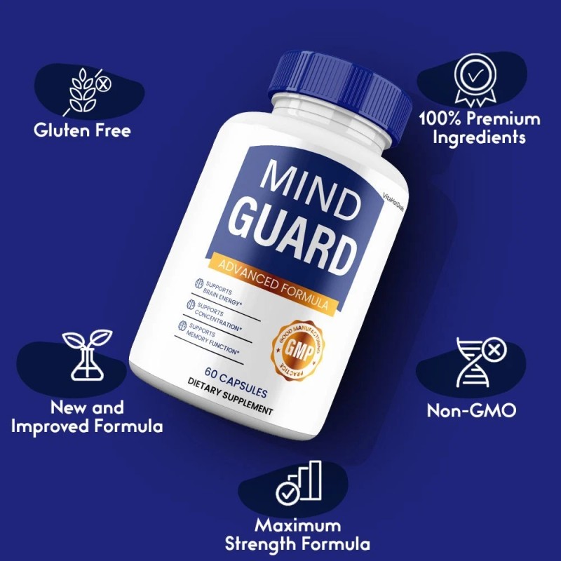 Mind Guard Supplement, All Natural Cognitive Pills, MindGuard (1 Pack)