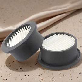 6 Pcs Air Compressor Filter Elements, Intake Filter Silencer Elements Sound Muffler Parts for Air Compressor Filter Noise Muffler Elements Blowers Generators Exhaust Ports